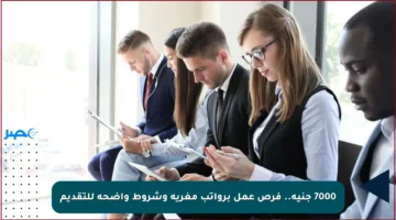 7000 جنيه.. فرص عمل برواتب مغرية وشروط واضحة للتقديم